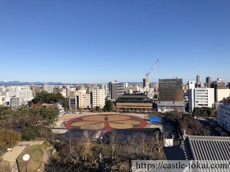 East from Tenshu of Hamamatsu Castle