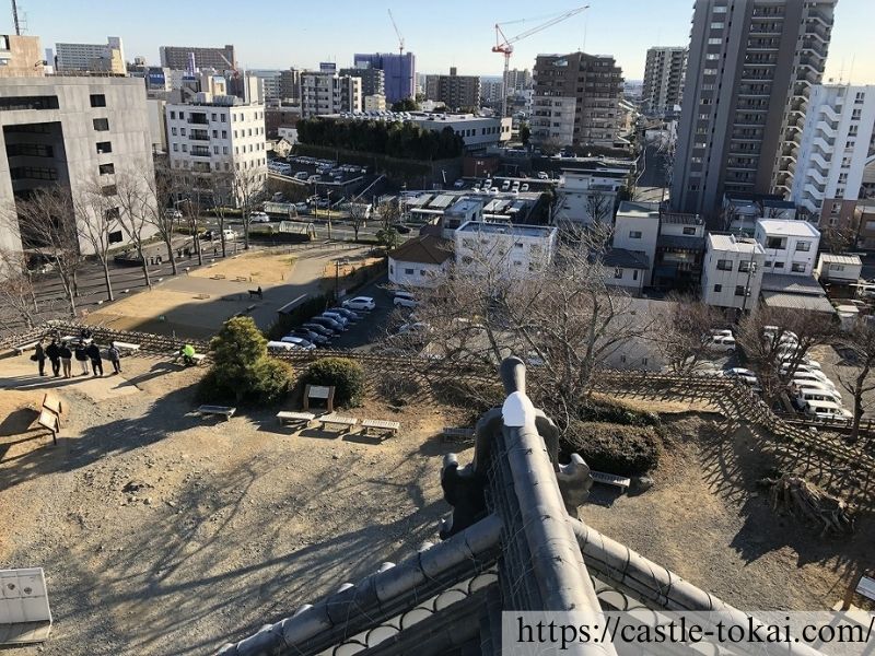 South from Tenshu of Hamamatsu Castle