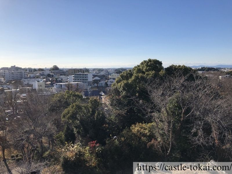 West from Tenshu of Hamamatsu Castle