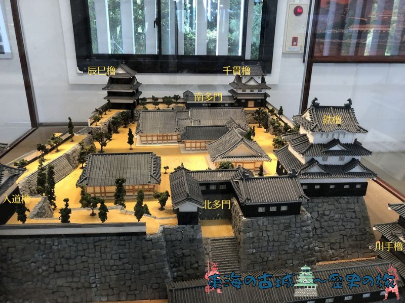 吉田城復元模型