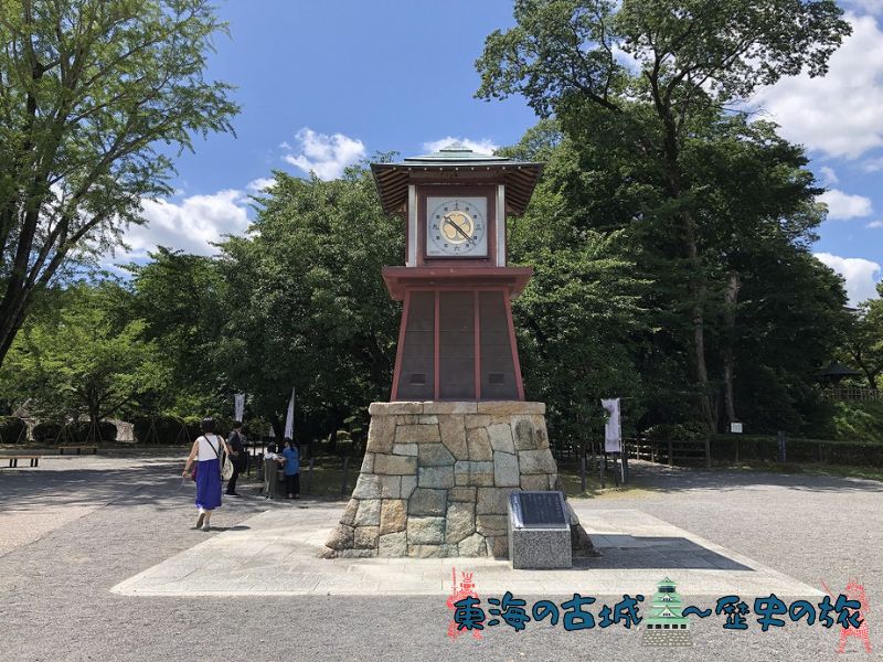 岡崎城の花時計