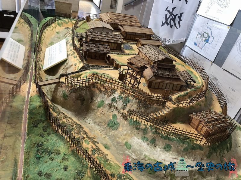 上ノ郷城復元模型