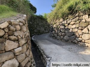 Uchikomi-hagi of Okazaki Castle