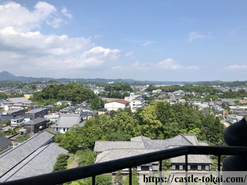 Nordseite der Burg Kakegawa