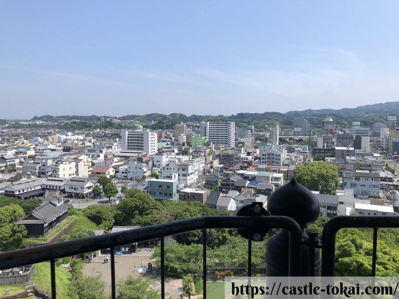 Südseite der Burg Kakegawa