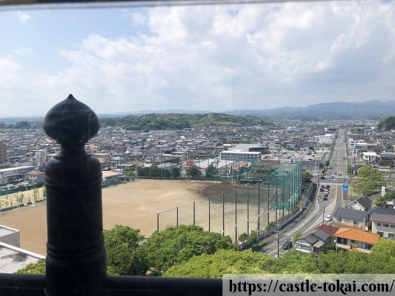 West side of Kakegawa Castle