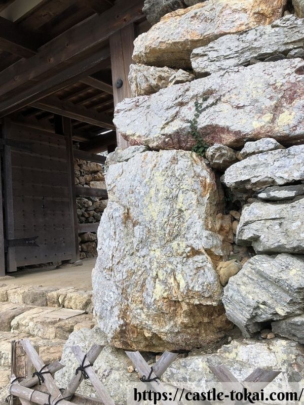 Mirroe stone of Hamamatsu Castle