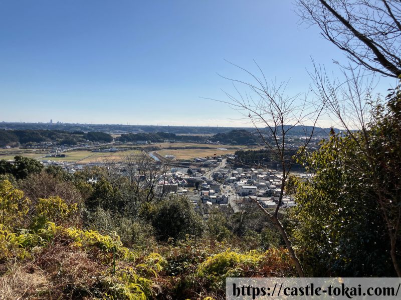 井伊谷城展望台からの眺め